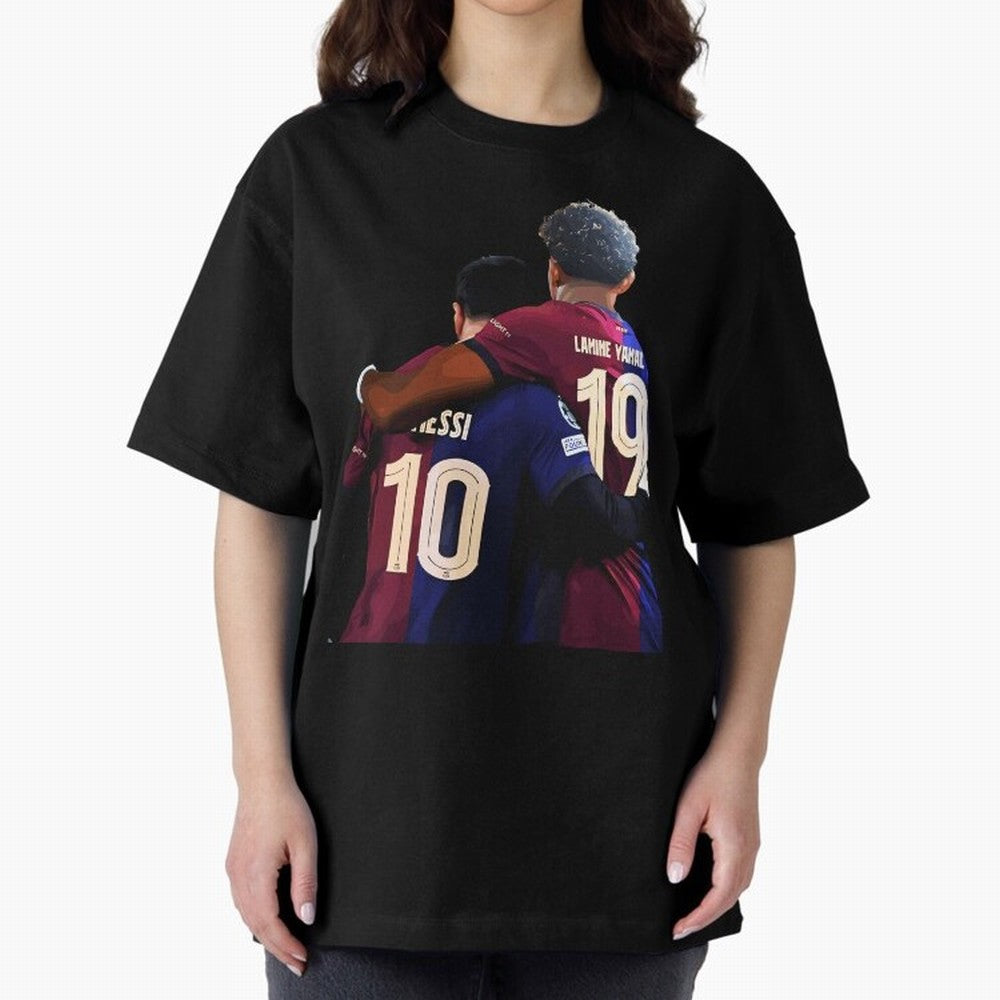 Lionel Messi and Foster child Classic T-Shirt Treasure Match Day Hype around FIFA World Cup 2026 Group Stage, Haaland and Mbappe, Spain and Netherlands, Sports Nostalgia, International Competition, Famous Players and Unforgettable Victories; Ideal