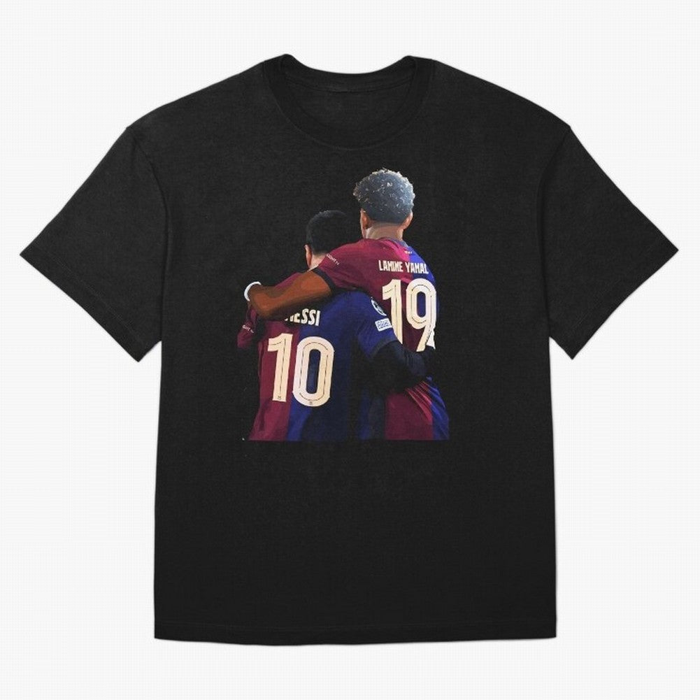 Lionel Messi and Foster child Classic T-Shirt Treasure Match Day Hype around FIFA World Cup 2026 Group Stage, Haaland and Mbappe, Spain and Netherlands, Sports Nostalgia, International Competition, Famous Players and Unforgettable Victories; Ideal