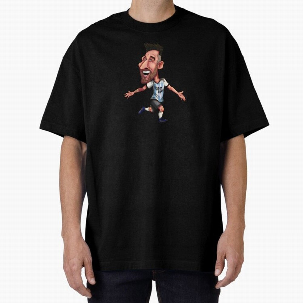 Lionel Messi Sticker Oversized T-Shirt Feel the Heartbeat of the FIFA World Cup 2026 USA Canada Mexico Journey through Haaland Highlights, Spain and Netherlands Pride, Tournament Hype, Historic Matchups, Family Viewing Parties and Global Sports