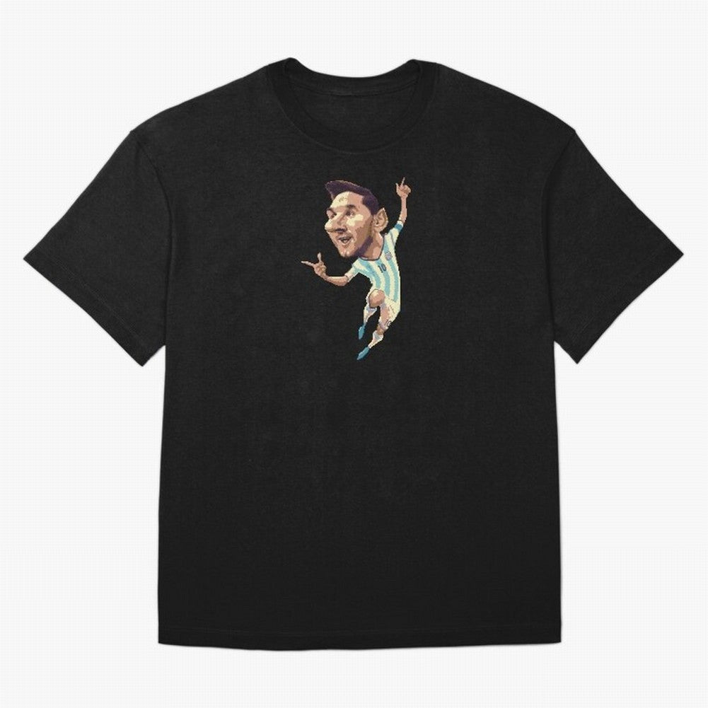 Lionel Messi Oversized T-Shirt Keep Football History Alive during FIFA World Cup 2026 Spirit, Featuring France and Portugal, Messi, CR7 and Mbappe, Soccer Culture, Superstar Moments, National Team Dreams and Competitive Fire; Perfect for Supporters