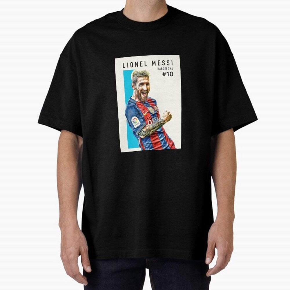Lionel Messi Barcelona Football Classic T-Shirt Show Support during the FIFA World Cup 2026 Journey through Haaland Highlights, Argentina and Brazil Pride, Vintage Soccer Flavor, Modern Football Stars, National Flags and Final Night Emotion; Built