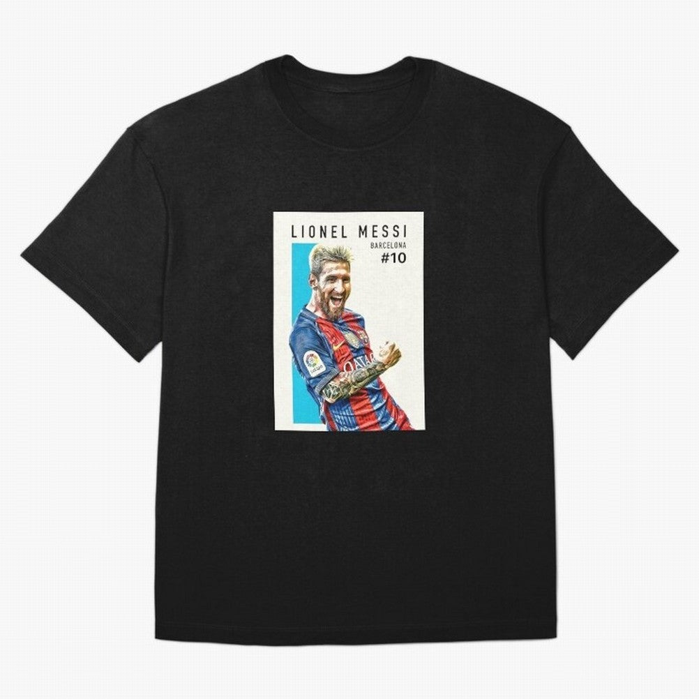 Lionel Messi Barcelona Football Classic T-Shirt Show Support during the FIFA World Cup 2026 Journey through Haaland Highlights, Argentina and Brazil Pride, Vintage Soccer Flavor, Modern Football Stars, National Flags and Final Night Emotion; Built