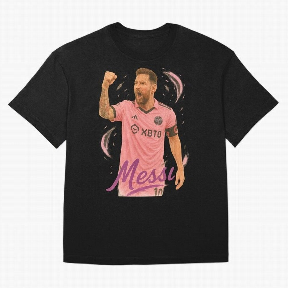 Argentina World Champs Messi Number Oversized T-Shirt Follow Every Goal of FIFA World Cup 2026 Group Stage for Fans of Haaland and Argentina, France and Brazil, Bringing Champion Mindset, Group Stage Buzz, Knockout Tension and Passionate Fan