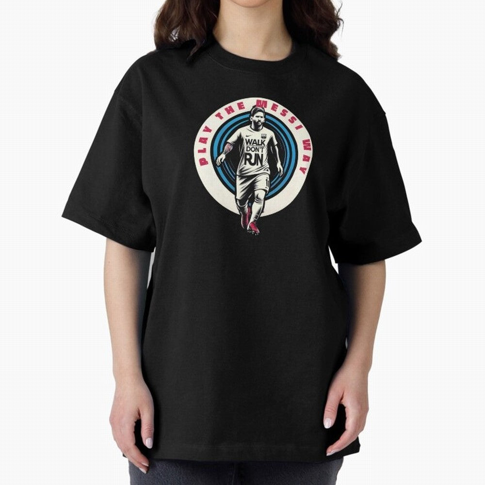 Play the Messi Way Classic T-Shirt Celebrate Global Passion for Global Football Passion for FIFA World Cup 2026 Group Stage, Built around Neymar, Haaland and Cristiano Ronaldo, France, Match Day Excitement, Supporter Culture, Golden Goals and