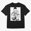Lionel Messi white and black art Oversized T-Shirt Join Supporters Worldwide for FIFA World Cup 2026 USA Canada Mexico for Fans of CR7 and Messi and France and Portugal, Bringing Supporter Pride, Iconic Celebrations, Legendary Names and Global