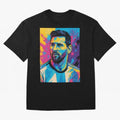 Argentina World Champs Messi Number Oversized T-Shirt Follow the Final Road of the FIFA World Cup 2026 Group Stage Journey through Neymar Highlights, England Pride, Tournament Hype, Historic Matchups, Family Viewing Parties and Global Sports Pride;