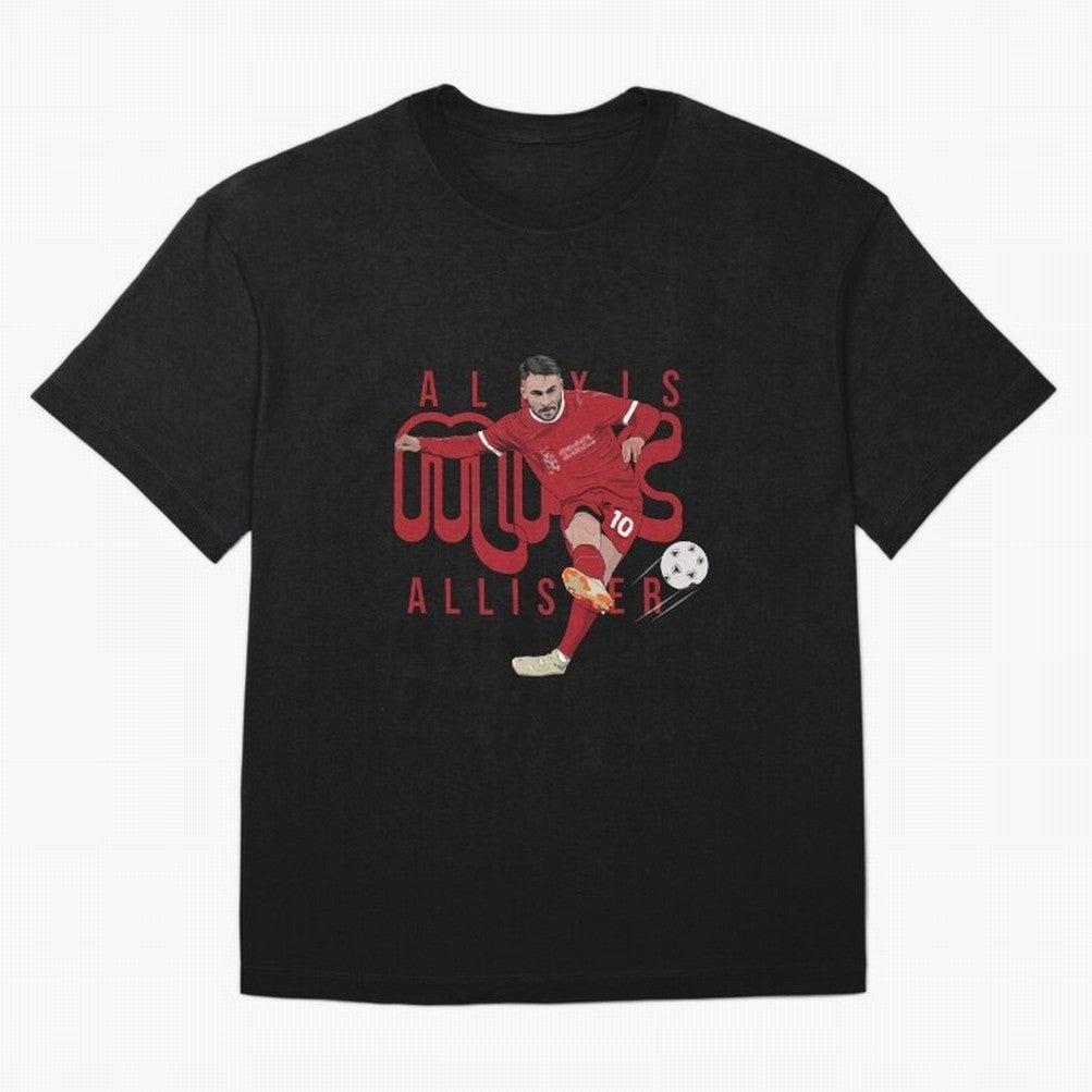 Alexis Mac Allister Liverpool Classic T-Shirt Showcase the FIFA World Cup 2026 Group Stage Journey through Messi and Cristiano Ronaldo Highlights, England, France and Netherlands Pride, Classic Soccer Heritage, Championship Pressure, Fan Loyalty