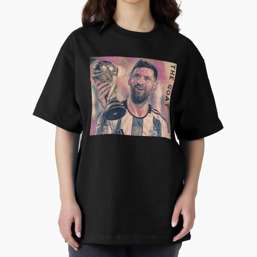 Messi T-Shirt Oversized T-Shirt Represent Global Football Passion for FIFA World Cup 2026 Group Stage, Highlighting Haaland and Mbappe, England, France and Netherlands, Game Day Rituals, Football Legends, Country Pride and the Road to the Final;