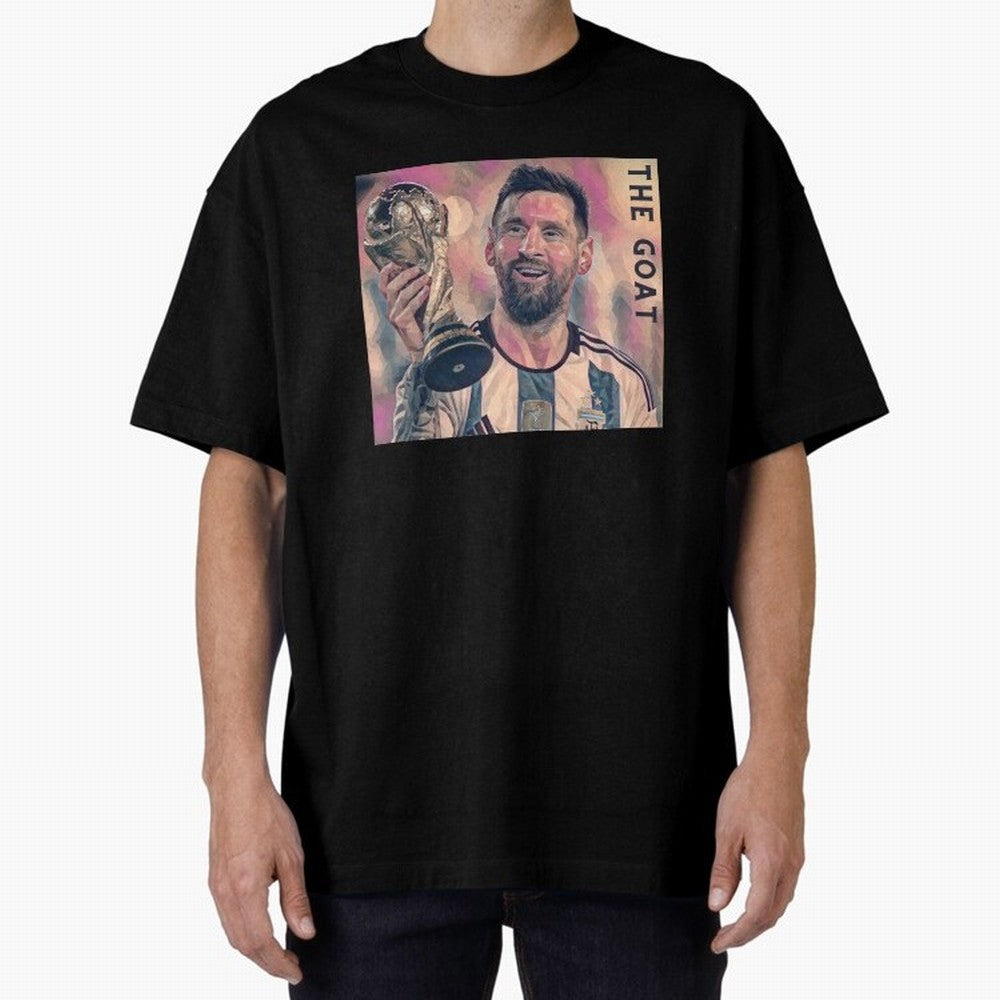 Messi T-Shirt Oversized T-Shirt Represent Global Football Passion for FIFA World Cup 2026 Group Stage, Highlighting Haaland and Mbappe, England, France and Netherlands, Game Day Rituals, Football Legends, Country Pride and the Road to the Final;