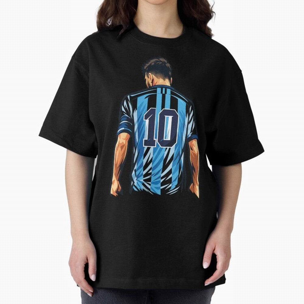 Messi 10 legend Oversized T-Shirt Cheer for the FIFA World Cup 2026 Group Stage Journey through Mbappe Highlights, Portugal Pride, Global Supporter Spirit, Legendary Goals, National Colors and Tournament Celebration; Perfect for People Who Love