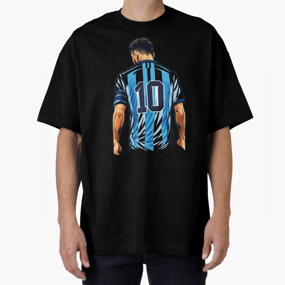 Messi 10 legend Oversized T-Shirt Cheer for the FIFA World Cup 2026 Group Stage Journey through Mbappe Highlights, Portugal Pride, Global Supporter Spirit, Legendary Goals, National Colors and Tournament Celebration; Perfect for People Who Love