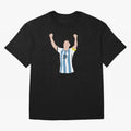 Lionel Messi Classic T-Shirt Celebrate the Stars of Global Football Passion for FIFA World Cup 2026, Centered on Neymar, England, Sports Nostalgia, International Competition, Famous Players and Unforgettable Victories; Great for Watch Parties,