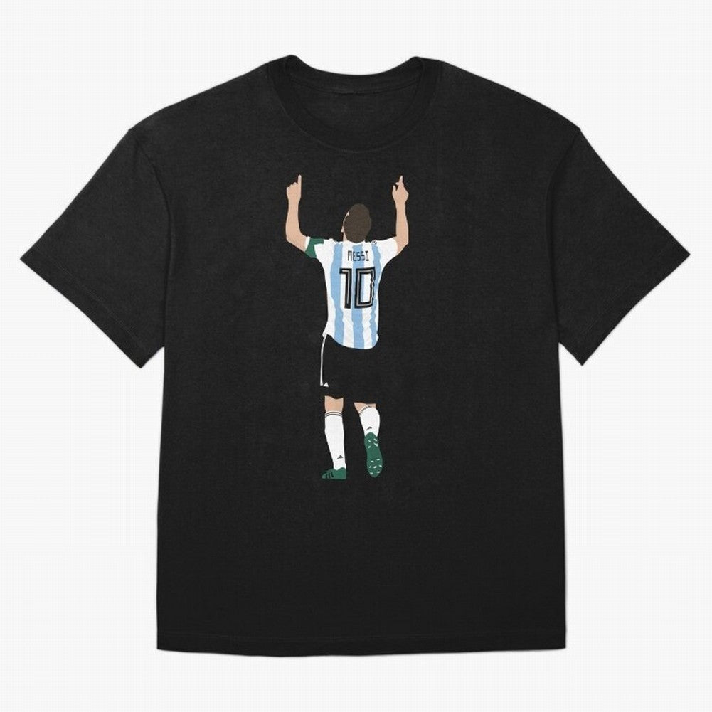 Messi minimalist design Classic T-Shirt Discover FIFA World Cup 2026 Group Stage Spirit, Capturing Argentina and Brazil, Messi, CR7 and Mbappe, Football Festival Excitement, Trophy Ambitions, Country Rivalries and Star Player Buzz; Created for