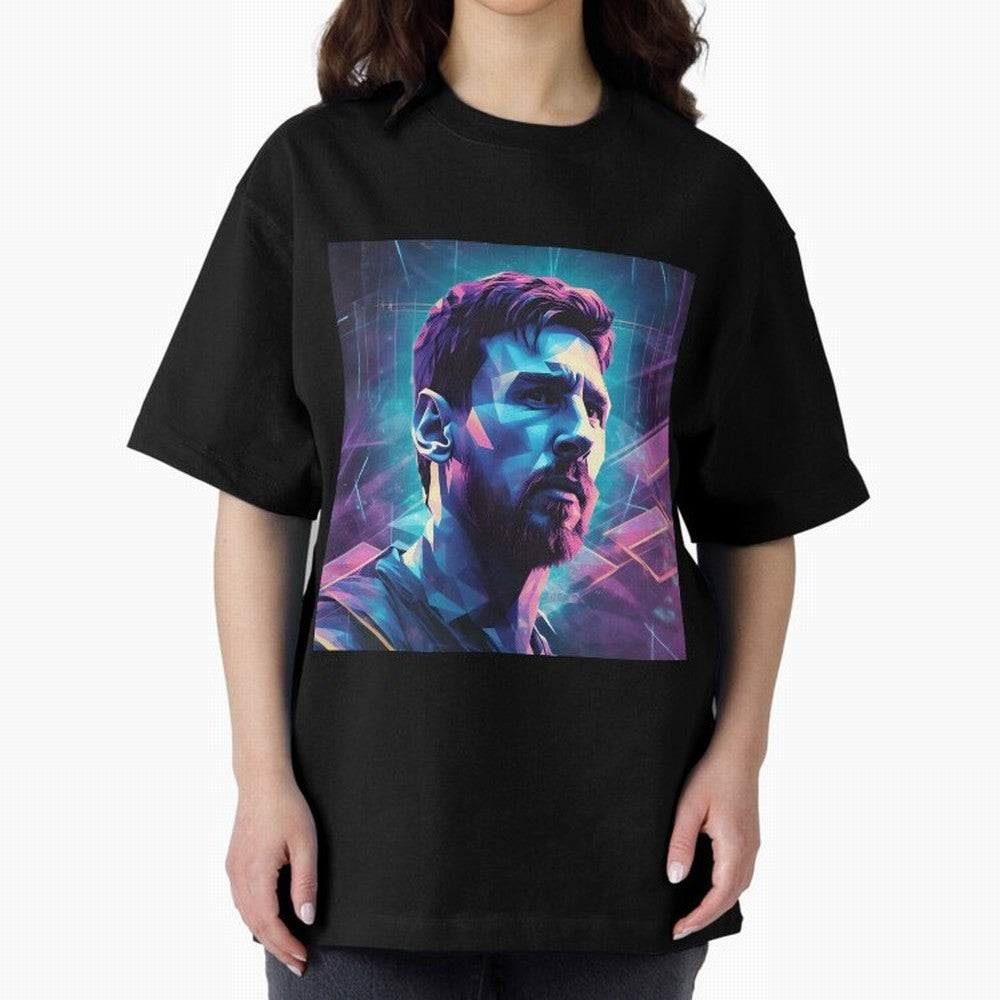 Lionel Messi is going to MLS club Inter Miami Oversized T-Shirt Remember Global Football Passion for FIFA World Cup 2026 USA Canada Mexico, with Cristiano Ronaldo, Spain and Netherlands, Football Passion, Legendary Performances, Festival Vibes and