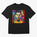 art grafic of Messi Classic T-Shirt Follow the Road to FIFA World Cup 2026 Featuring Neymar, Germany Energy, Global Supporter Spirit, Legendary Goals, National Colors and Tournament Celebration; Perfect for People Who Love Argentina, Brazil,