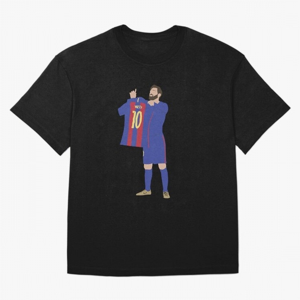 Messi minimalist design Oversized T-Shirt Represent Football Lovers during the FIFA World Cup 2026 Journey through CR7 and Messi Highlights, France and Portugal Pride, Goal Celebration Energy, Supporter Heritage, Football Icons and Worldwide