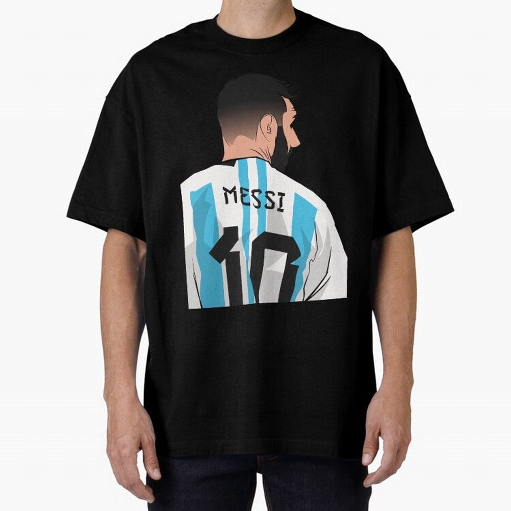 Messi Oversized T-Shirt Celebrate the Next Chapter of FIFA World Cup 2026 Capturing Neymar, Haaland and Cristiano Ronaldo, Germany Energy, Championship Spirit, Famous Goals, Roaring Crowds and International Football Unity; Made for Collectors Who