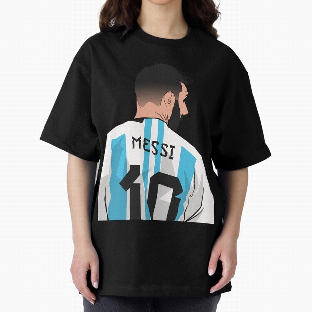 Messi Oversized T-Shirt Celebrate the Next Chapter of FIFA World Cup 2026 Capturing Neymar, Haaland and Cristiano Ronaldo, Germany Energy, Championship Spirit, Famous Goals, Roaring Crowds and International Football Unity; Made for Collectors Who