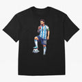 Messi in an illustrated style drinking mate ¨C The Goat Phone Case design Classic T-Shirt Refresh Match Day Hype around FIFA World Cup 2026 USA Canada Mexico, Messi, Spain and Netherlands, Football Festival Excitement, Trophy Ambitions, Country