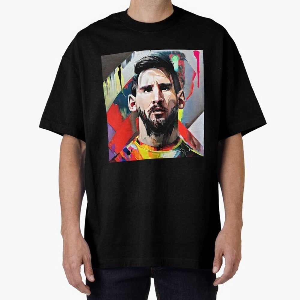 Billboard with Messi Boxy T-Shirt Keep the Legacy of FIFA World Cup 2026 Group Stage Driven by Messi, CR7 and Mbappe, Brazil Energy, Champion Mindset, Group Stage Buzz, Knockout Tension and Passionate Fan Culture; Ideal for Football Dads, Football