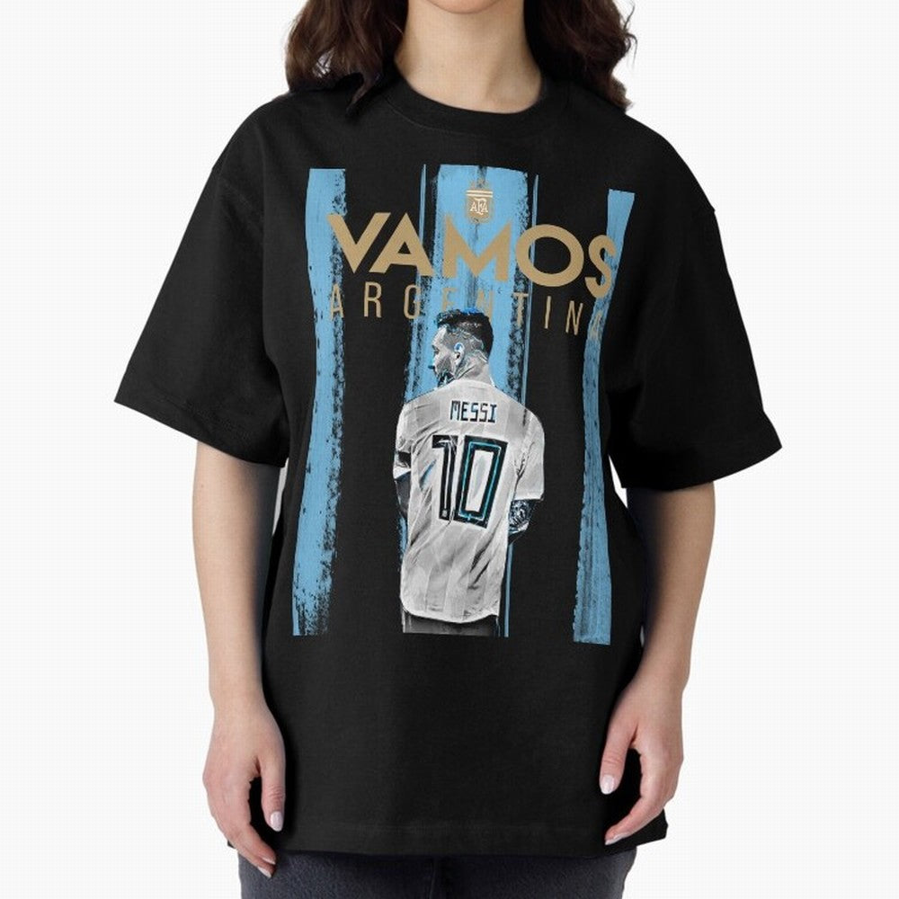Lionel Messi TShirt Classic T-Shirt Honor Football Greatness during FIFA World Cup 2026 Group Stage for Fans of Messi, CR7 and Mbappe and Portugal, Bringing Vintage Soccer Flavor, Modern Football Stars, National Flags and Final Night Emotion;