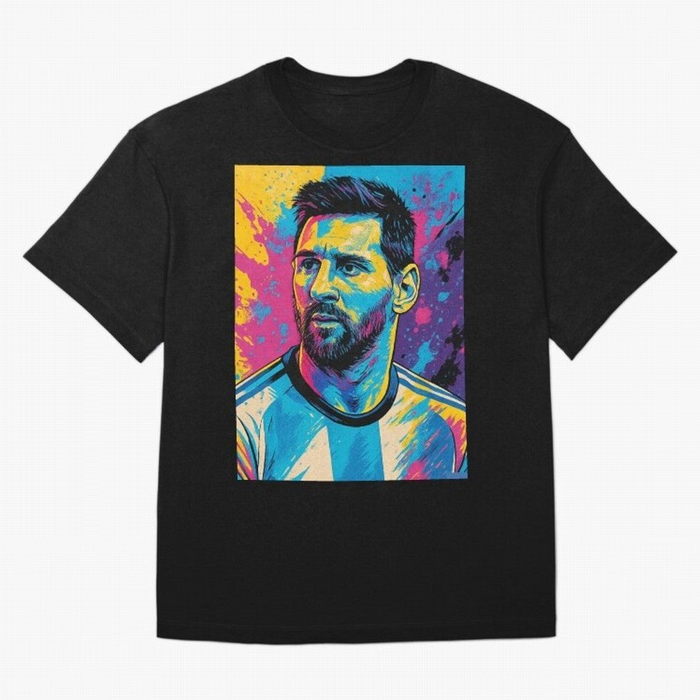 MiaMessi Premium Classic T-Shirt Show Passion for the Stars of FIFA World Cup 2026 Group Stage with Messi, CR7 and Mbappe, Portugal Energy, Football Festival Excitement, Trophy Ambitions, Country Rivalries and Star Player Buzz; Perfect for