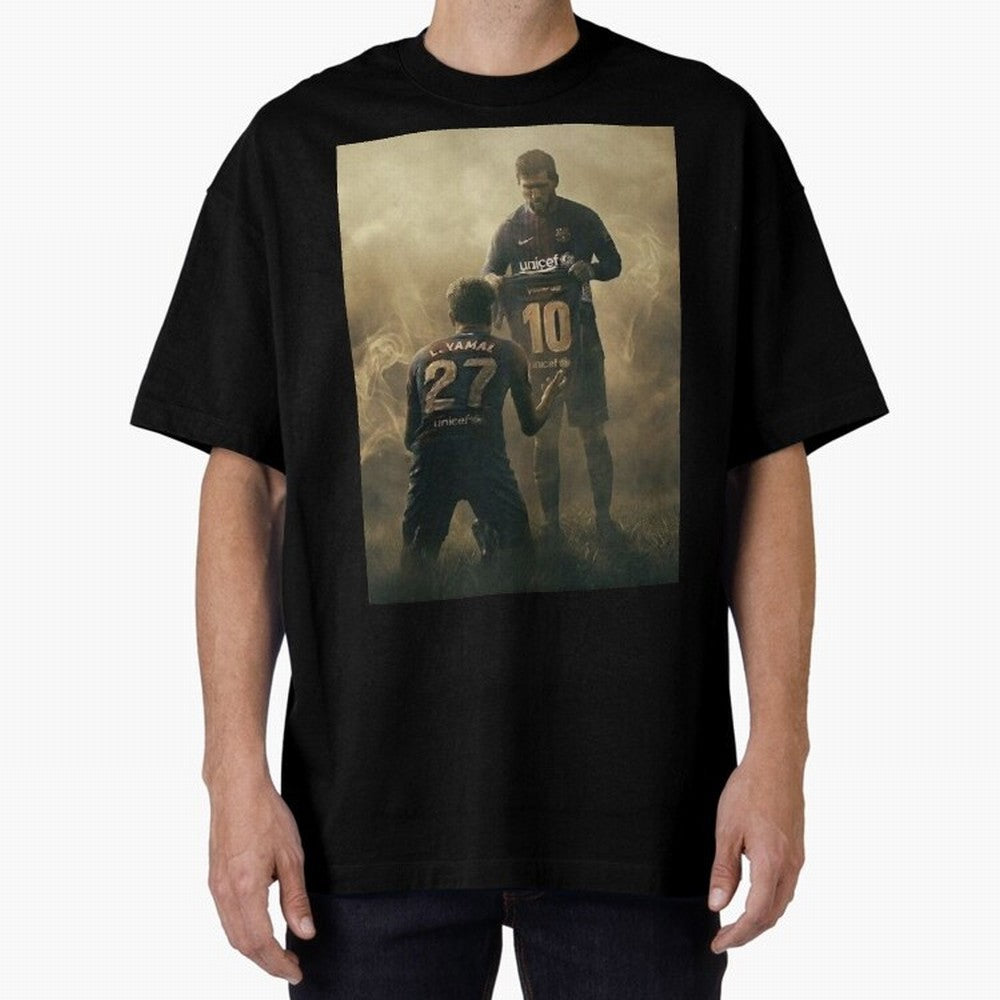 messi giving kamin yamal his shirt iconic design Classic T-Shirt Bring Bold Fan Energy to Match Day Hype around FIFA World Cup 2026 Group Stage, CR7, France and Portugal, Sports Nostalgia, International Competition, Famous Players and Unforgettable