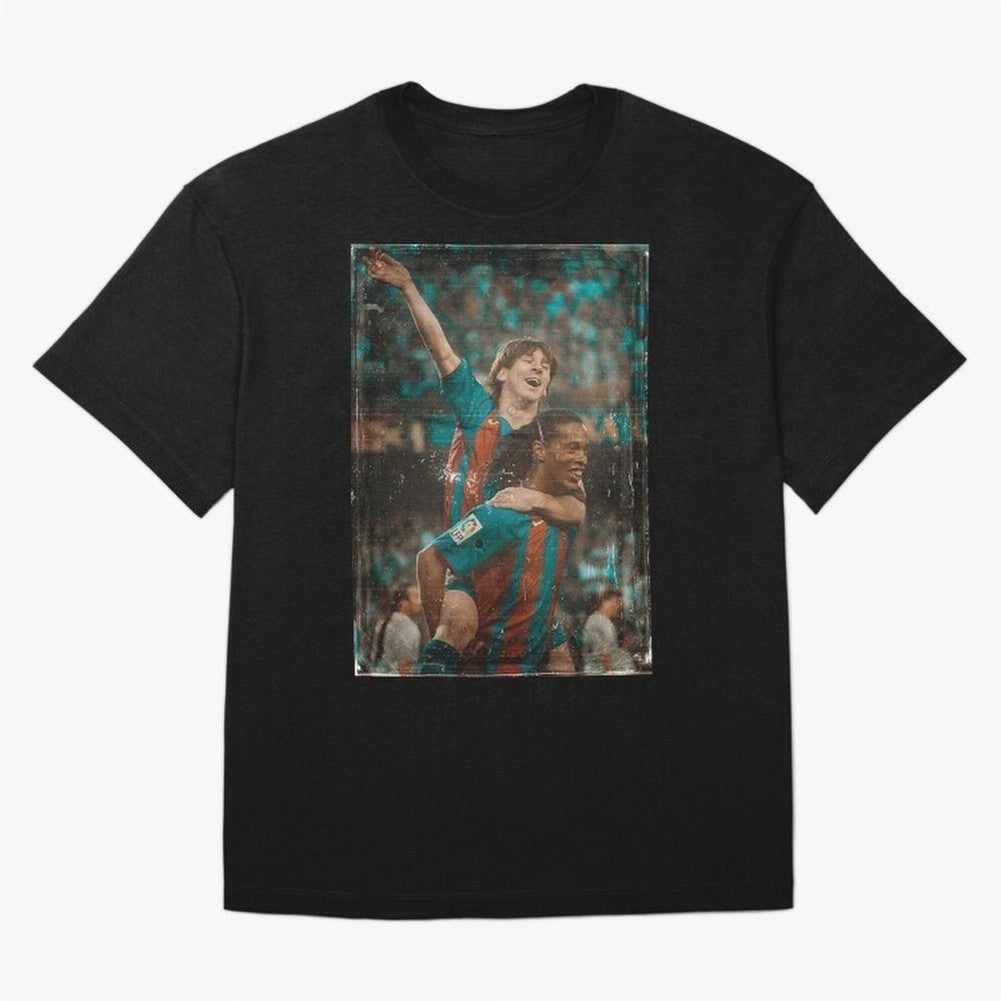 Messi and Ronaldinho Vintage Classic T-Shirt Bring FIFA World Cup 2026 Group Stage Connected to Cristiano Ronaldo, Haaland and CR7, France and Portugal Energy, Football Passion, Legendary Performances, Festival Vibes and Supporter Community; Built