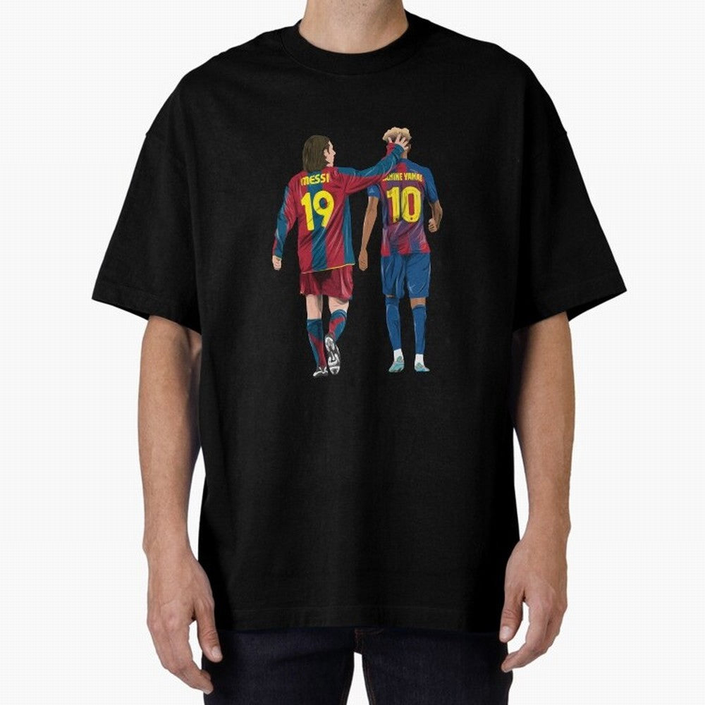 Lionel Messi and Friend Oversized T-Shirt Bring Match Day Fire to the FIFA World Cup 2026 Journey through CR7 and Messi Highlights, Argentina and Brazil Pride, Fan Favorite Moments, National Team Passion, Big Match Drama and Soccer History; Ideal