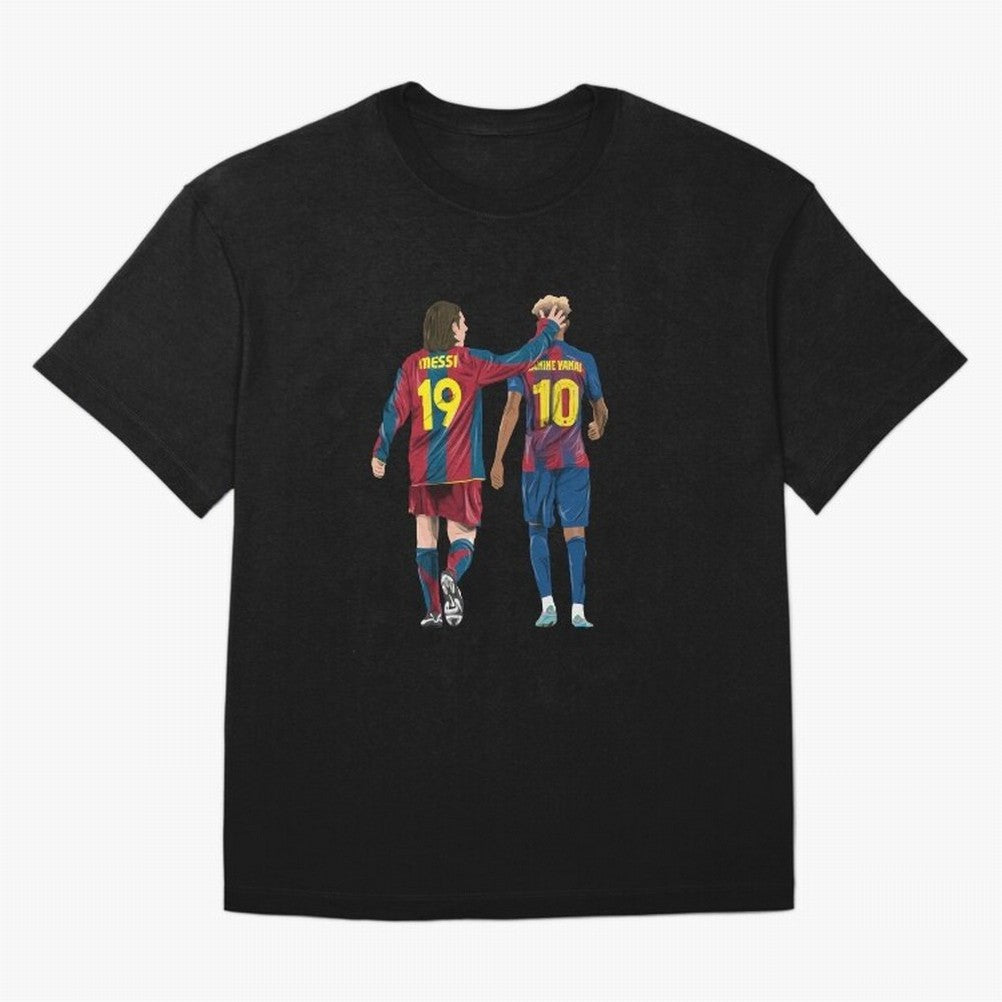 Lionel Messi and Friend Oversized T-Shirt Bring Match Day Fire to the FIFA World Cup 2026 Journey through CR7 and Messi Highlights, Argentina and Brazil Pride, Fan Favorite Moments, National Team Passion, Big Match Drama and Soccer History; Ideal