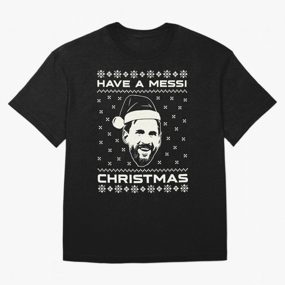 Lionel Messi Christmas Classic T-Shirt Keep Football History Alive during the FIFA World Cup 2026 USA Canada Mexico Journey through CR7 and Messi Highlights, Argentina and Brazil Pride, Worldwide Fan Energy, Dramatic Goals, Stadium Lights and