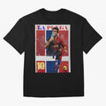 Lionel Messi 2009 UCL Barcelona Poster Oversized T-Shirt Bring Bold Fan Energy to Global Football Passion for FIFA World Cup 2026 USA Canada Mexico, Made for Mbappe and Neymar, Spain, Classic Soccer Heritage, Championship Pressure, Fan Loyalty and