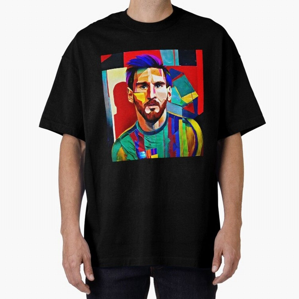 digital image of Messi Oversized T-Shirt Bring International Match Energy to FIFA World Cup 2026 Filled with Cristiano Ronaldo, Haaland and CR7, Argentina Energy, Championship Spirit, Famous Goals, Roaring Crowds and International Football Unity;