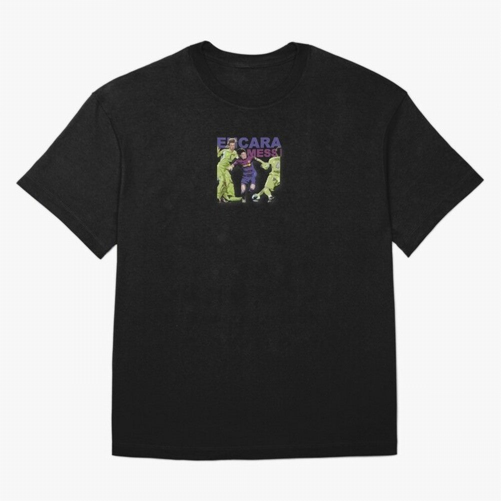 Barcelona 'Encara Messi' Design Oversized T-Shirt Show Up for the Glory of FIFA World Cup 2026 USA Canada Mexico Spirit, Inspired by Brazil, Portugal and Argentina, Mbappe and Neymar, Match Day Excitement, Supporter Culture, Golden Goals and Global