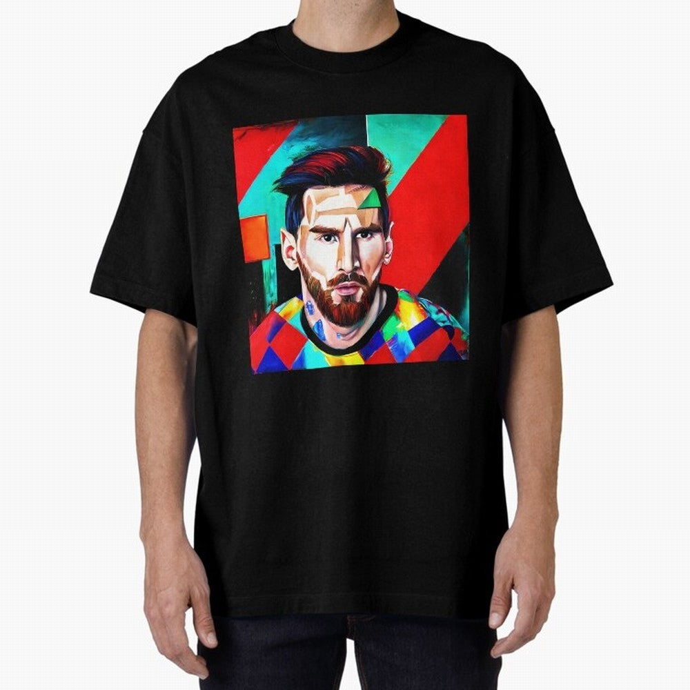 colorful Messi Oversized T-Shirt Carry National Pride through the FIFA World Cup 2026 Journey through Neymar Highlights, Brazil, Portugal and Argentina Pride, Champion Mindset, Group Stage Buzz, Knockout Tension and Passionate Fan Culture; Perfect