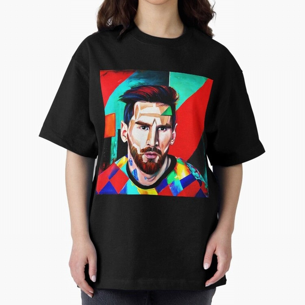 colorful Messi Oversized T-Shirt Carry National Pride through the FIFA World Cup 2026 Journey through Neymar Highlights, Brazil, Portugal and Argentina Pride, Champion Mindset, Group Stage Buzz, Knockout Tension and Passionate Fan Culture; Perfect