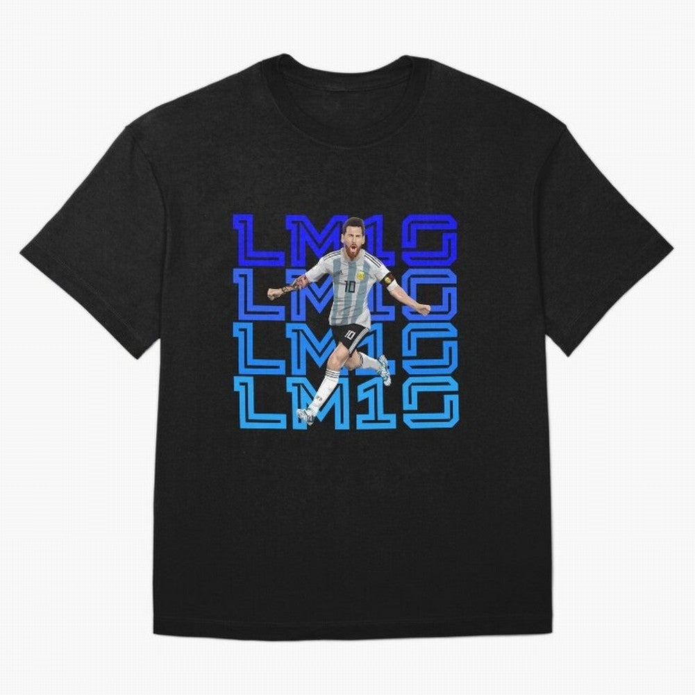 Lionel Messi 10 Oversized T-Shirt Show Support during FIFA World Cup 2026 for Fans of Cristiano Ronaldo and England, France and Netherlands, Bringing Football Passion, Legendary Performances, Festival Vibes and Supporter Community; Made for