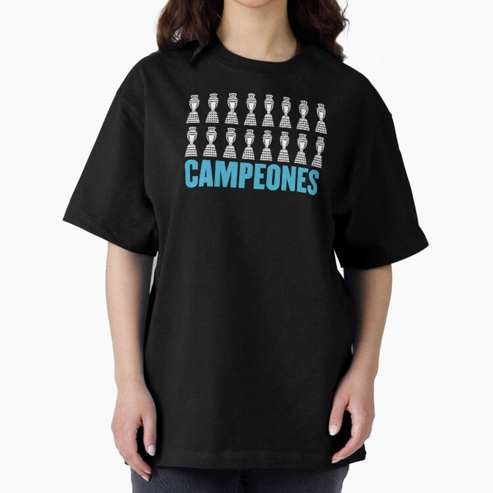 Campeones! Classic T-Shirt Keep Football History Alive during the FIFA World Cup 2026 Journey through Cristiano Ronaldo Highlights, Portugal, Spain and Germany Pride, Retro Football Energy, Iconic Rivalries, Trophy Chase Drama and Stadium
