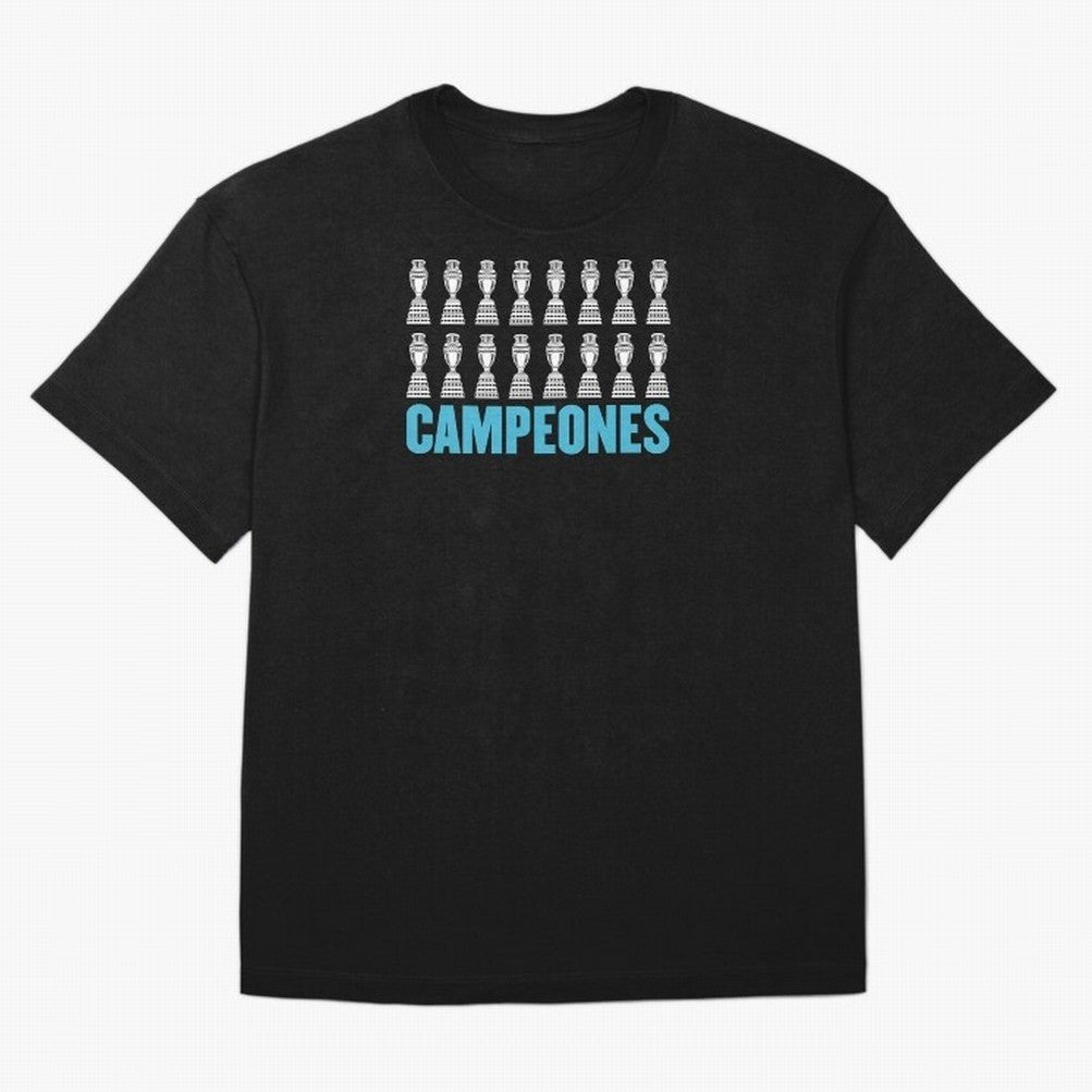 Campeones! Classic T-Shirt Keep Football History Alive during the FIFA World Cup 2026 Journey through Cristiano Ronaldo Highlights, Portugal, Spain and Germany Pride, Retro Football Energy, Iconic Rivalries, Trophy Chase Drama and Stadium