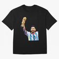 Messi wpap pop art Oversized T-Shirt Make Game Day About FIFA World Cup 2026 Group Stage Centered on Mbappe and Neymar, Spain Energy, Football Passion, Legendary Performances, Festival Vibes and Supporter Community; Made for Collectors Who Enjoy