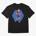 Messi Best Oversized T-Shirt Honor the Football Icons of Global Football Passion for FIFA World Cup 2026 Group Stage, with Messi, Brazil, Portugal and Argentina, Vintage Soccer Flavor, Modern Football Stars, National Flags and Final Night Emotion;