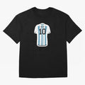 Messi Jersey Oversized T-Shirt Support the Legends of FIFA World Cup 2026 Group Stage Spirit, Inspired by Portugal, Messi, CR7 and Mbappe, Classic Soccer Heritage, Championship Pressure, Fan Loyalty and International Pride; Great for Watch Parties,