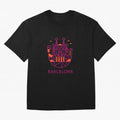 Luggage Barcelona Oversized T-Shirt Represent the Passion of Match Day Hype around FIFA World Cup 2026, Mbappe and Neymar, France and Portugal, Stadium Memories, Football Loyalty, International Chants and Championship Tradition; Ideal for Fans Who