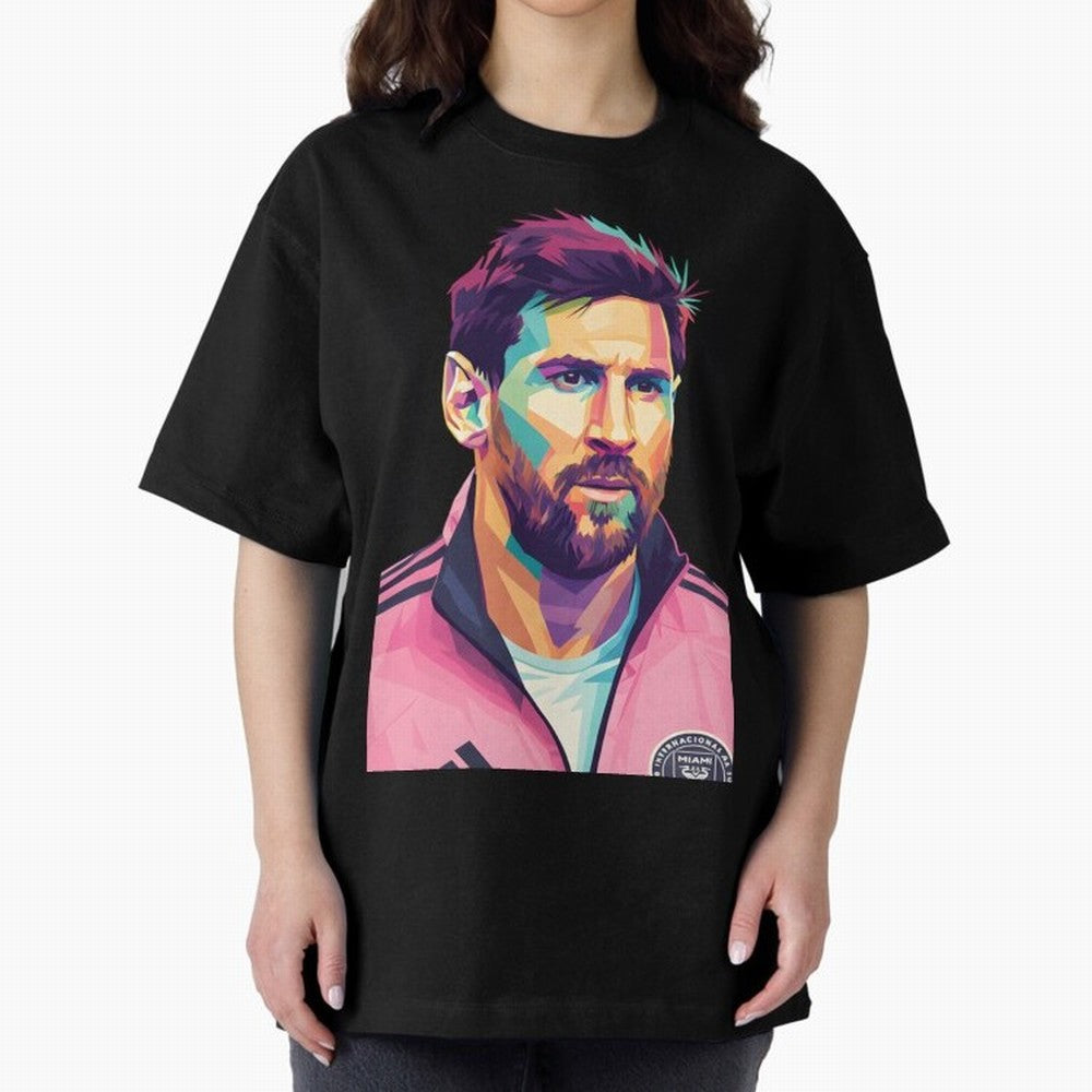 Messi wpap pop art Classic T-Shirt Experience the FIFA World Cup 2026 Journey through Messi and Cristiano Ronaldo Highlights, England and Germany Pride, Sports Nostalgia, International Competition, Famous Players and Unforgettable Victories; Great