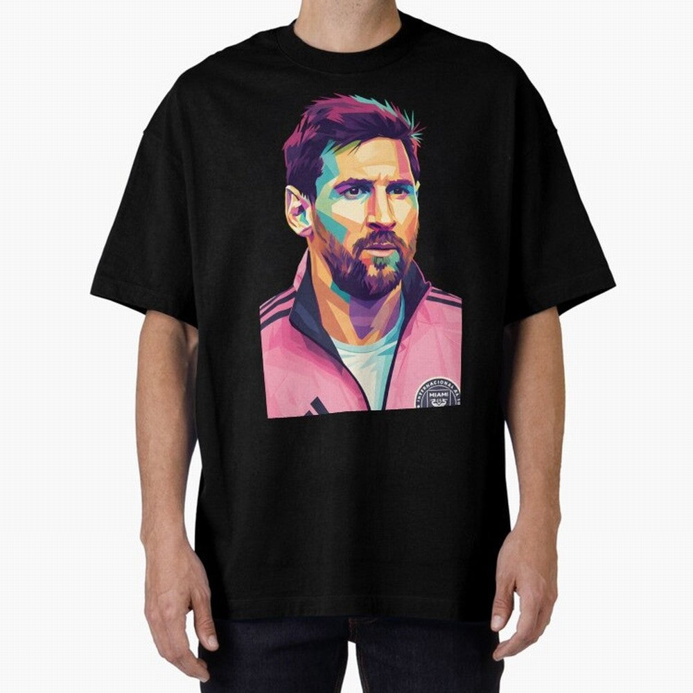 Messi wpap pop art Classic T-Shirt Experience the FIFA World Cup 2026 Journey through Messi and Cristiano Ronaldo Highlights, England and Germany Pride, Sports Nostalgia, International Competition, Famous Players and Unforgettable Victories; Great