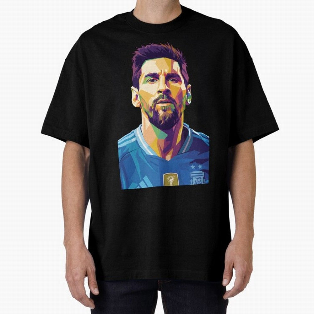Messi wpap pop art Classic T-Shirt Celebrate Classic Football Spirit in Match Day Hype around FIFA World Cup 2026, Haaland, Argentina, France and Brazil, Vintage Soccer Flavor, Modern Football Stars, National Flags and Final Night Emotion; Made for