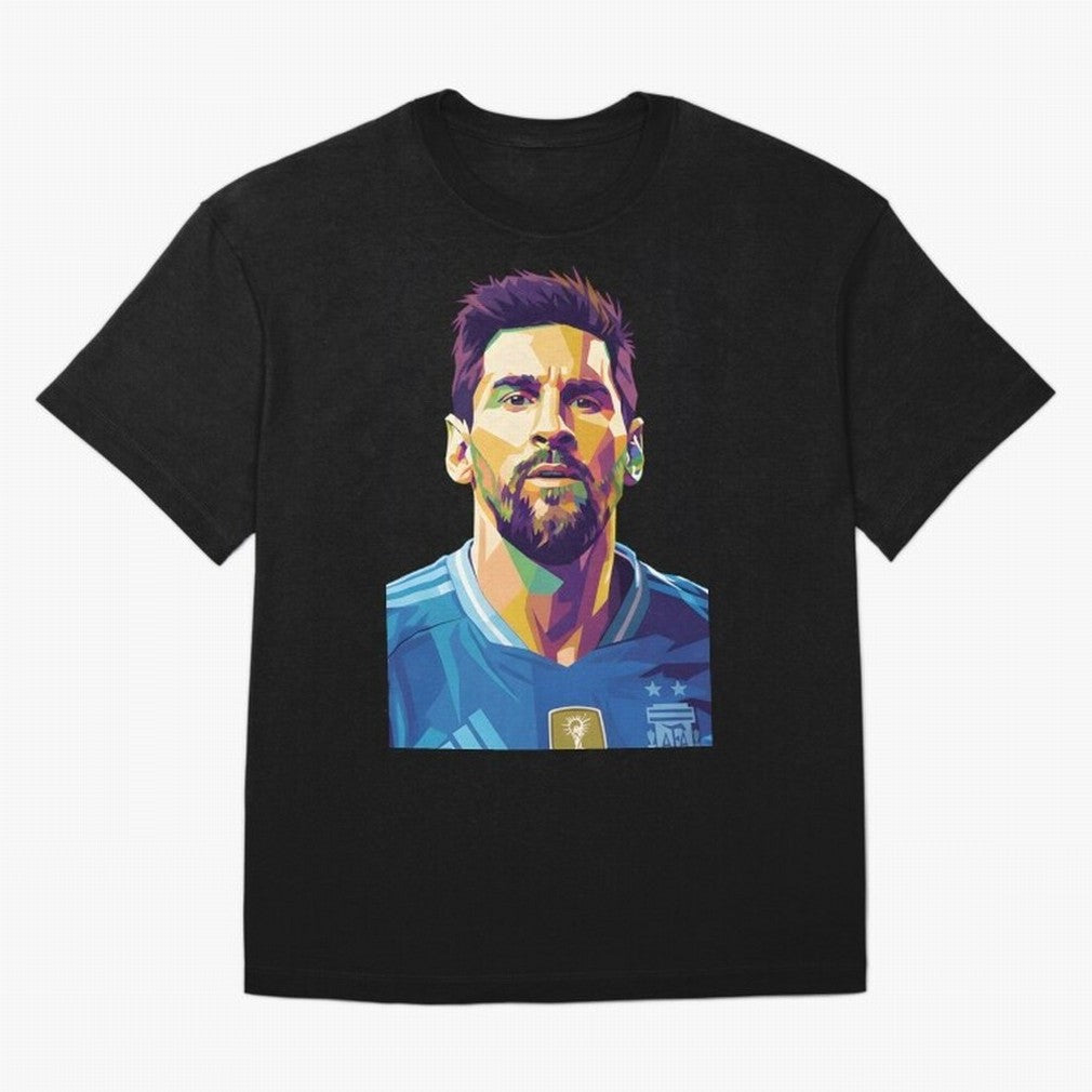 Messi wpap pop art Classic T-Shirt Celebrate Classic Football Spirit in Match Day Hype around FIFA World Cup 2026, Haaland, Argentina, France and Brazil, Vintage Soccer Flavor, Modern Football Stars, National Flags and Final Night Emotion; Made for