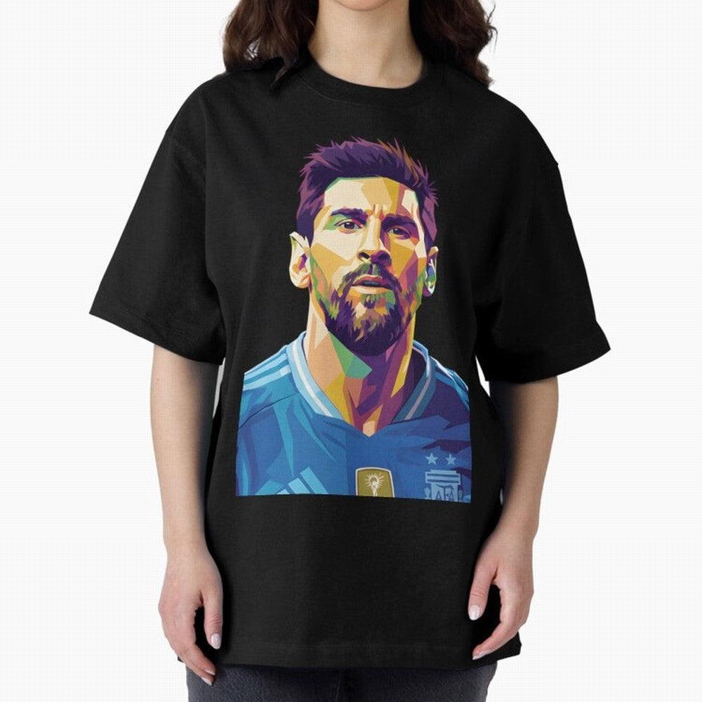 Messi wpap pop art Classic T-Shirt Celebrate Classic Football Spirit in Match Day Hype around FIFA World Cup 2026, Haaland, Argentina, France and Brazil, Vintage Soccer Flavor, Modern Football Stars, National Flags and Final Night Emotion; Made for