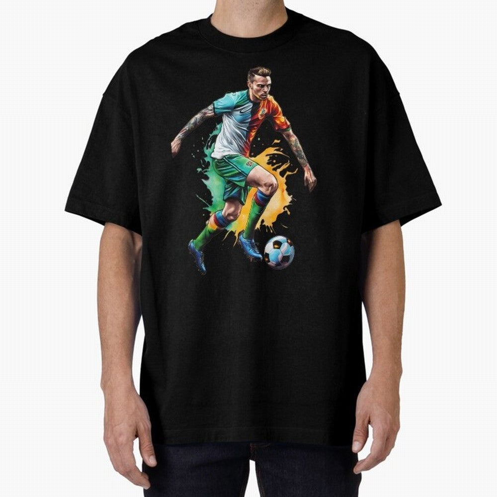 Football Soccer Art Classic T-Shirt Stand Proud for FIFA World Cup 2026 USA Canada Mexico Filled with Haaland and Mbappe, England, France and Netherlands Energy, Global Supporter Spirit, Legendary Goals, National Colors and Tournament Celebration;