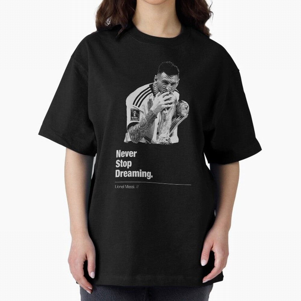 Never Stop Dreaming Classic T-Shirt Honor the Beautiful Game during FIFA World Cup 2026 USA Canada Mexico Spirit, Driven by France and Portugal, CR7, Vintage Soccer Flavor, Modern Football Stars, National Flags and Final Night Emotion; Ideal for